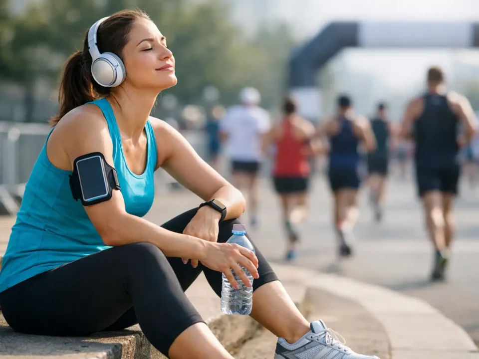 Beneficios de escuchar música sin conexión al maratón