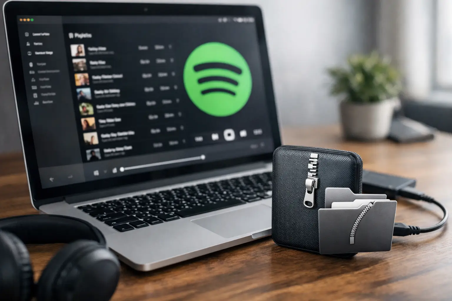 Cómo bajar lista de Spotify en ZIP