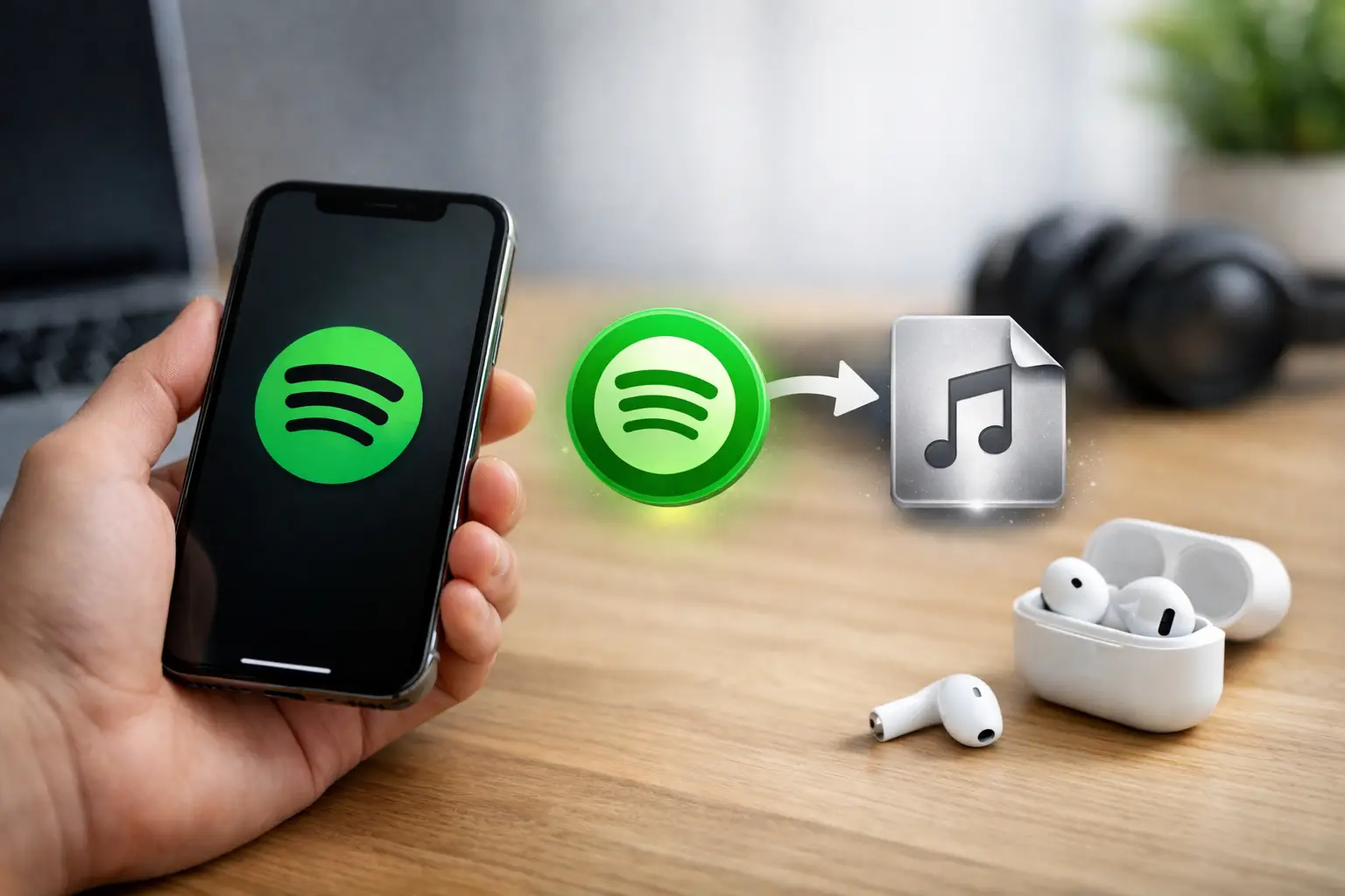 Cómo pasar Spotify a MP3 en iPhone fácil