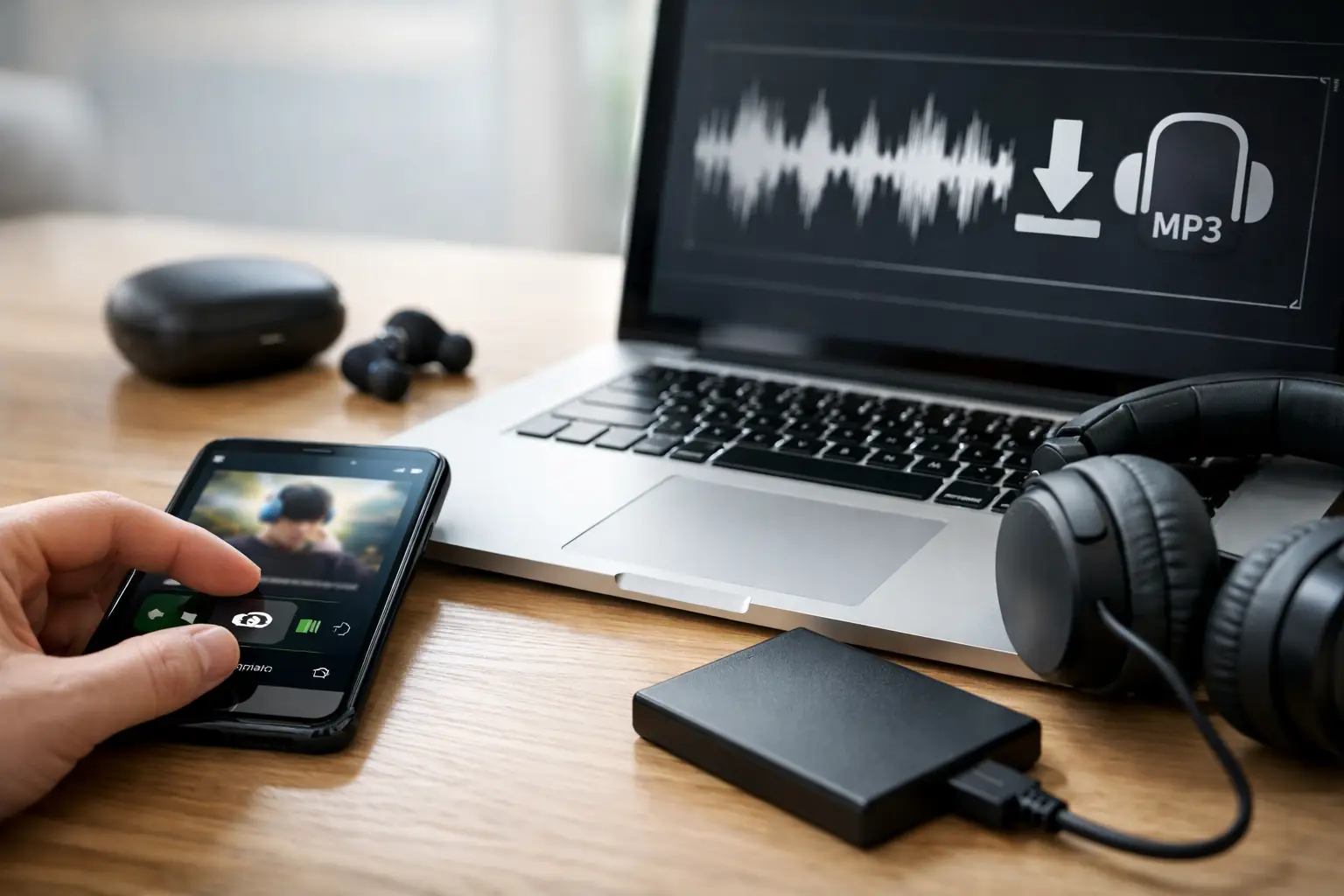 Copiar enlace Spotify y descargar MP3 fácil