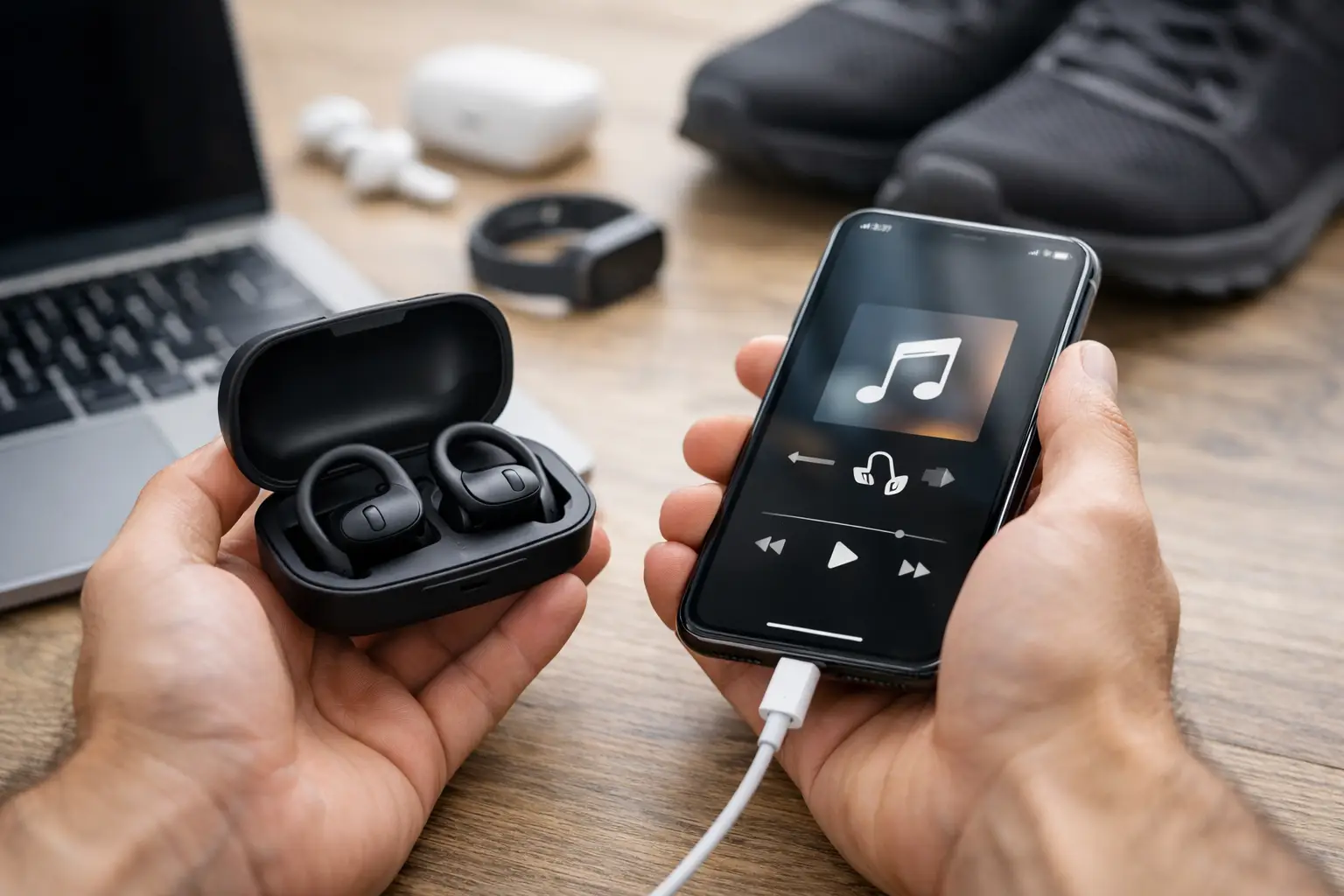 Cómo pasar música a audífonos deportivos