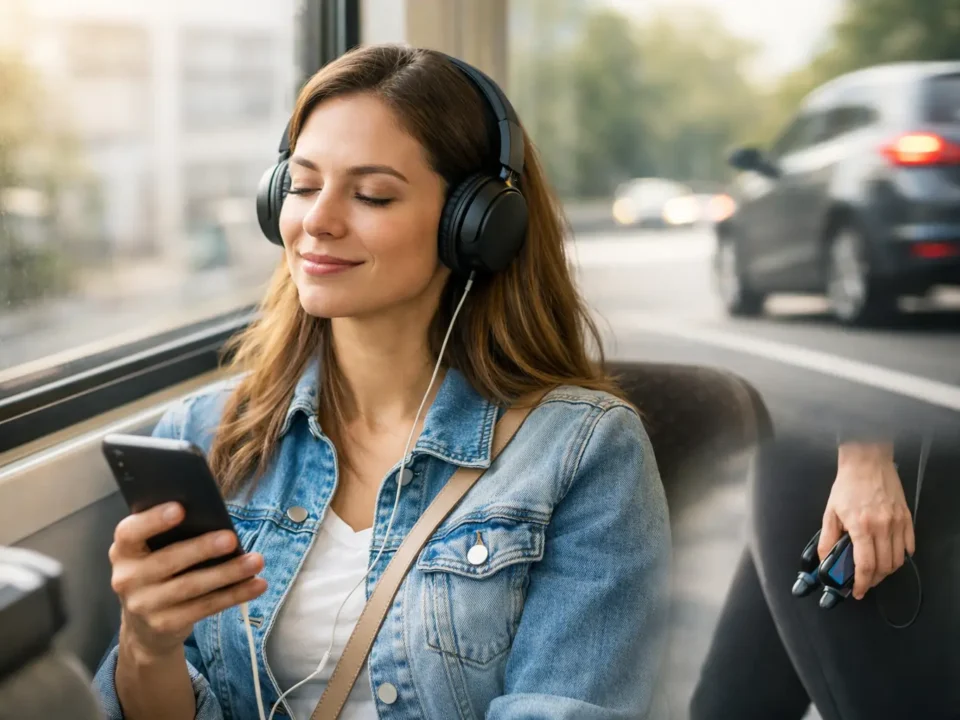 Mejores usos del audio sin conexión en movimiento