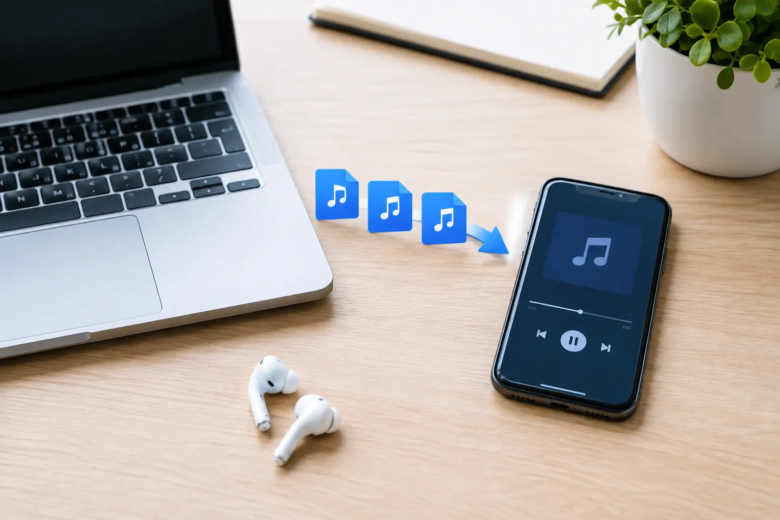 Cómo transferir archivos MP3 al móvil sin internet